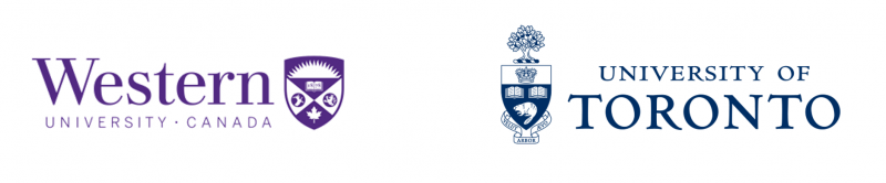 uwo uoft logos associated with physiotherapy schools at Western and University of Toronto