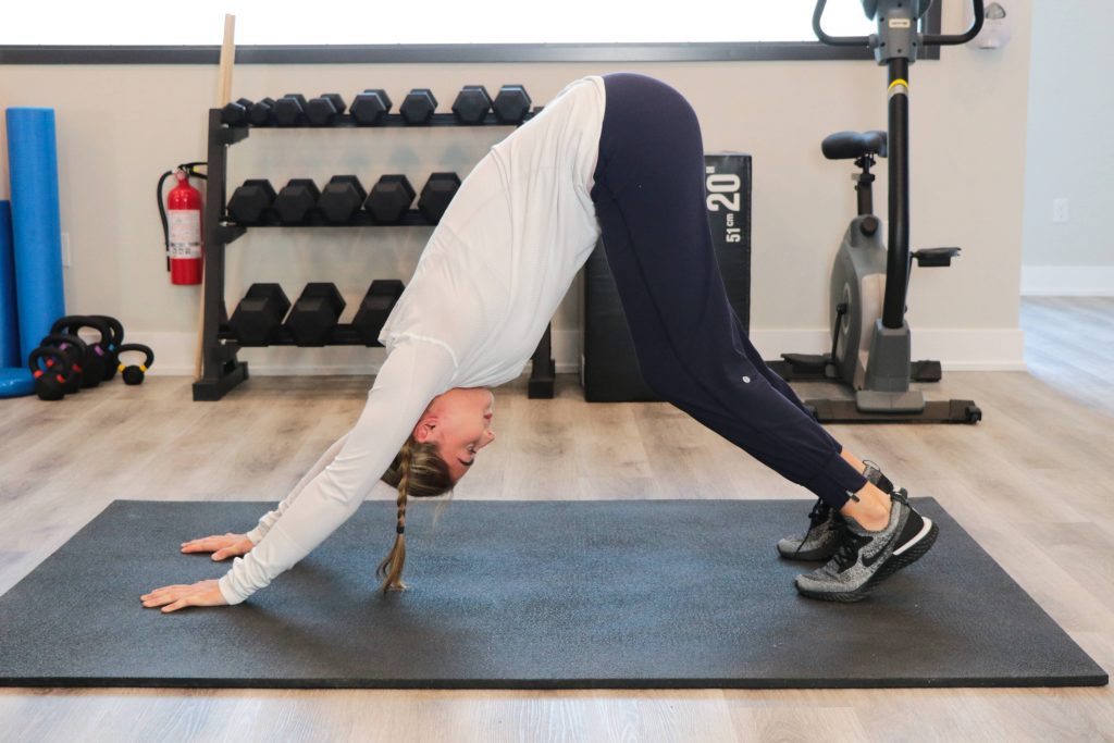 Down Up Dog Sequence downward dog