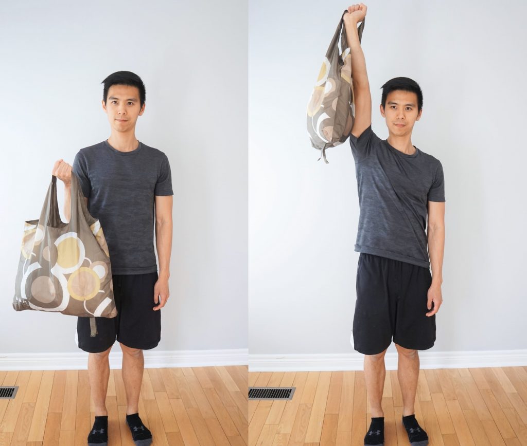 bag curl press