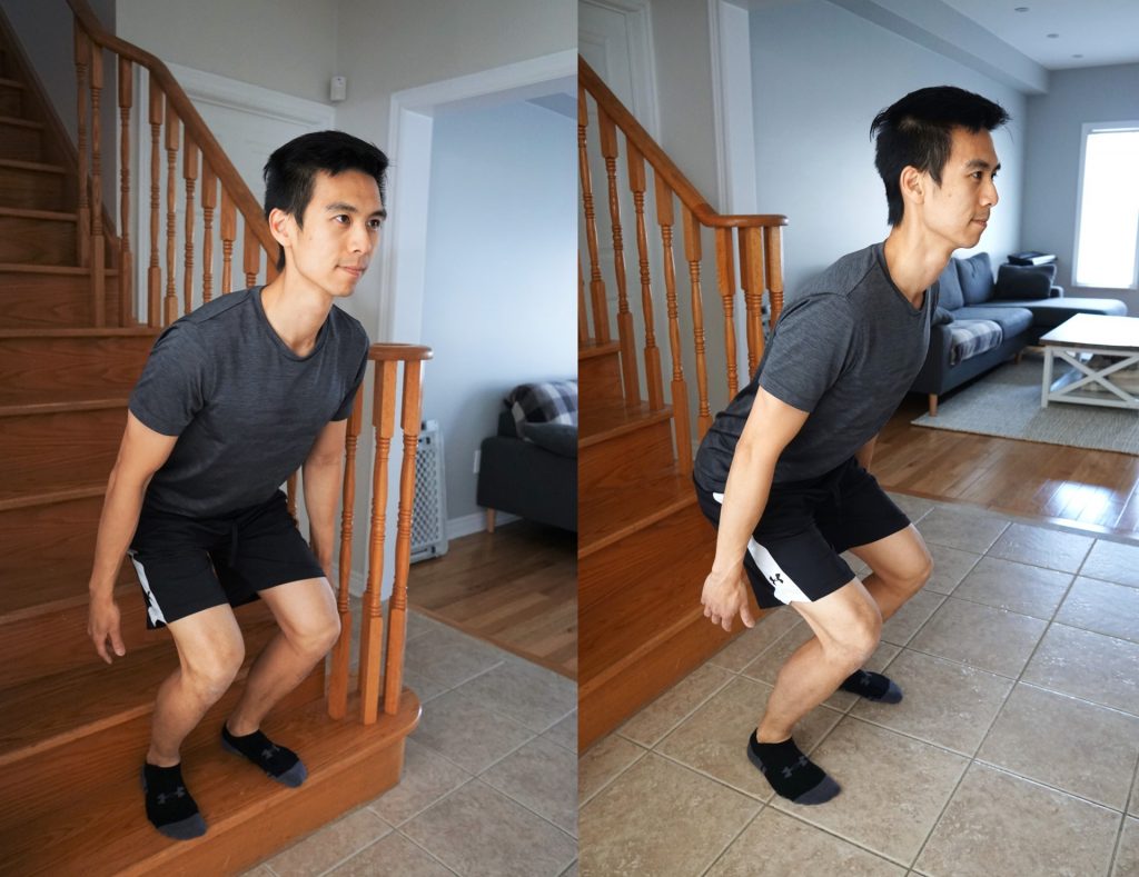 box jumps stairs