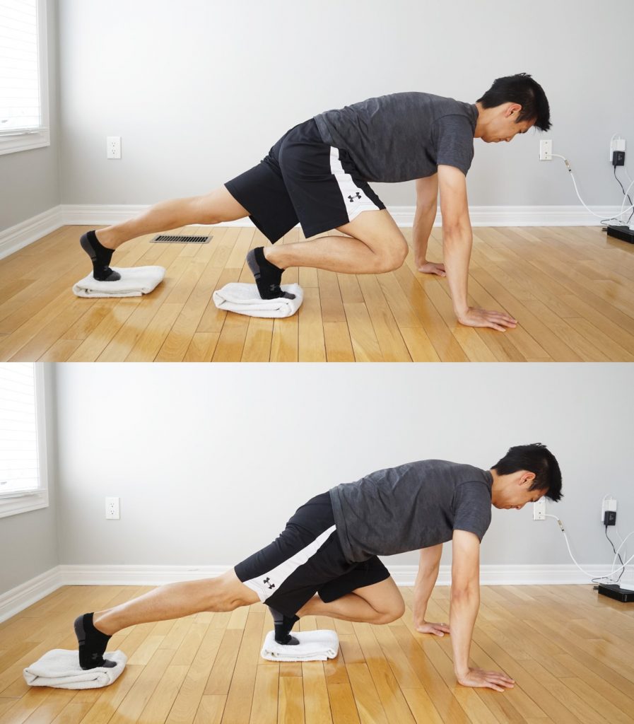 mountain climbers at home